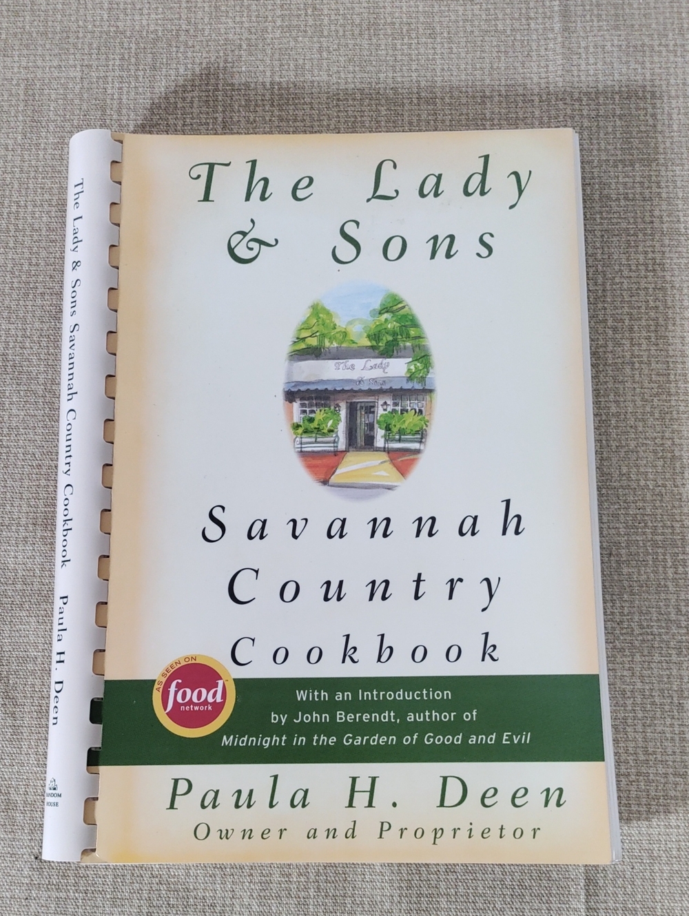 Autographed The Lady & Sons Savannah Country Cookbook by Paula Deen SIGNED